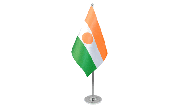 Niger Satin Table Flag